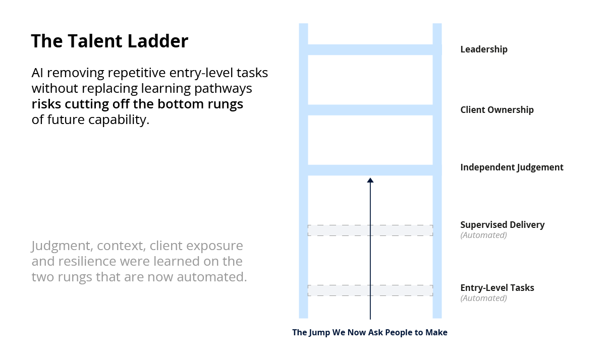 The Talent Ladder graphic The Talent Ladder graphic